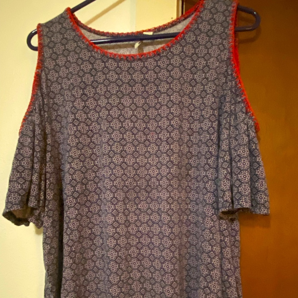 Cold shoulder shirt